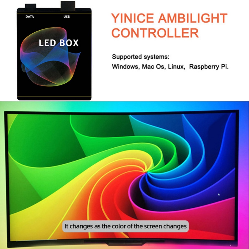 5V DIY ںƮ TV LED , WS2812B, SK6812 LED..